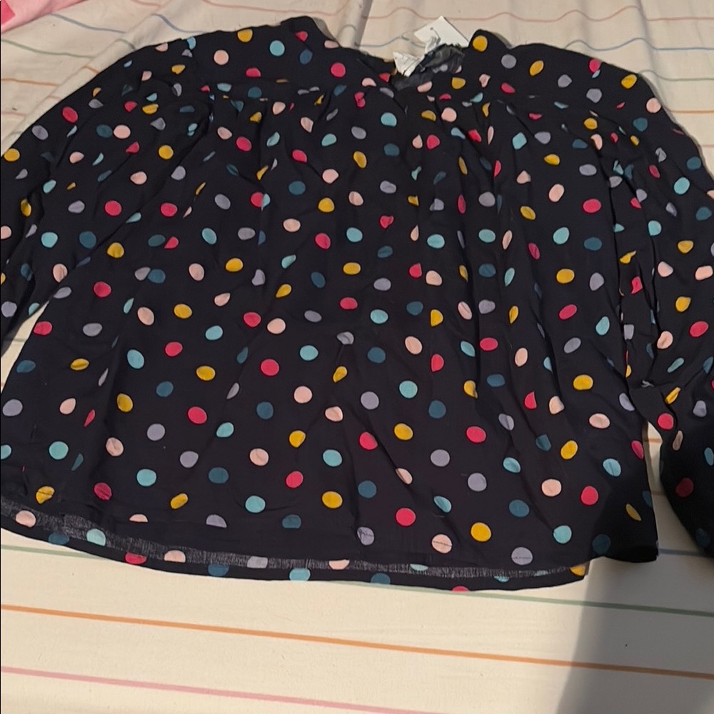 GAP Black and Pink Long Sleeve Tees with Relaxed Fit